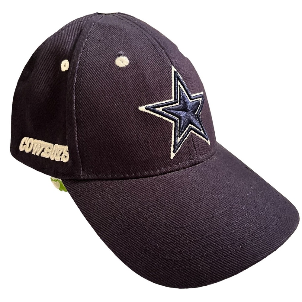 Dallas Cowboys NFL Football Hat Cap Blue Adjustable Hook Loop Adult OSFA